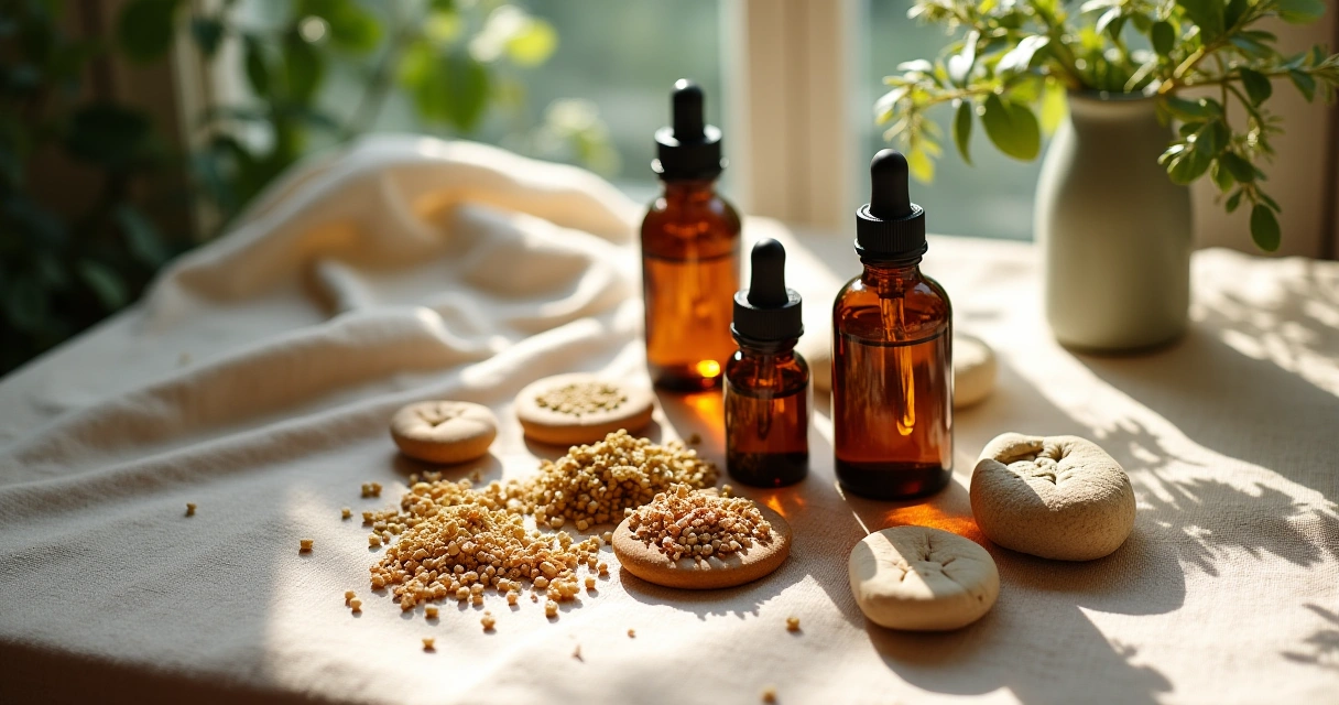 best adaptogenic herbs vs essential oils for spring stress relief and immune support